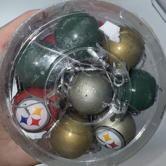 NEW Forever Collectibles Pittsburgh Steelers NFL Mini Christmas Tree 16 Ornament - Picture 6 of 12